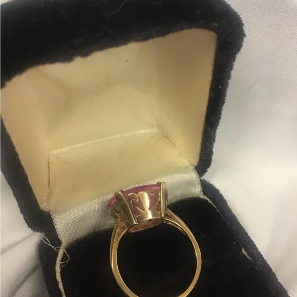 Pink Tourmaline Ring